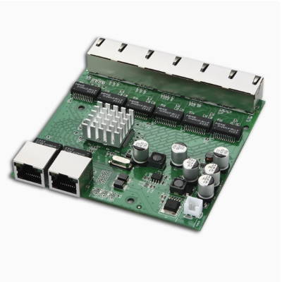 Industrial-grade 8-port full-gigabit switch module